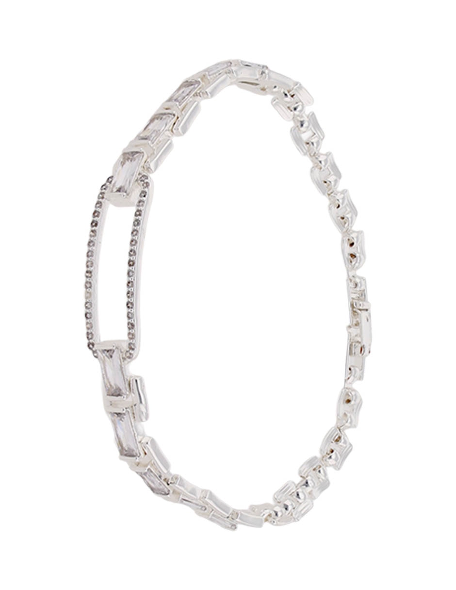 Brazalete con zirconia cúbica acabado pavé Brazalete con zirconia cúbica acabado pavé