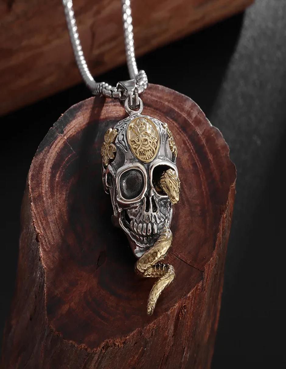 Collar con dije calavera Calaveras 3