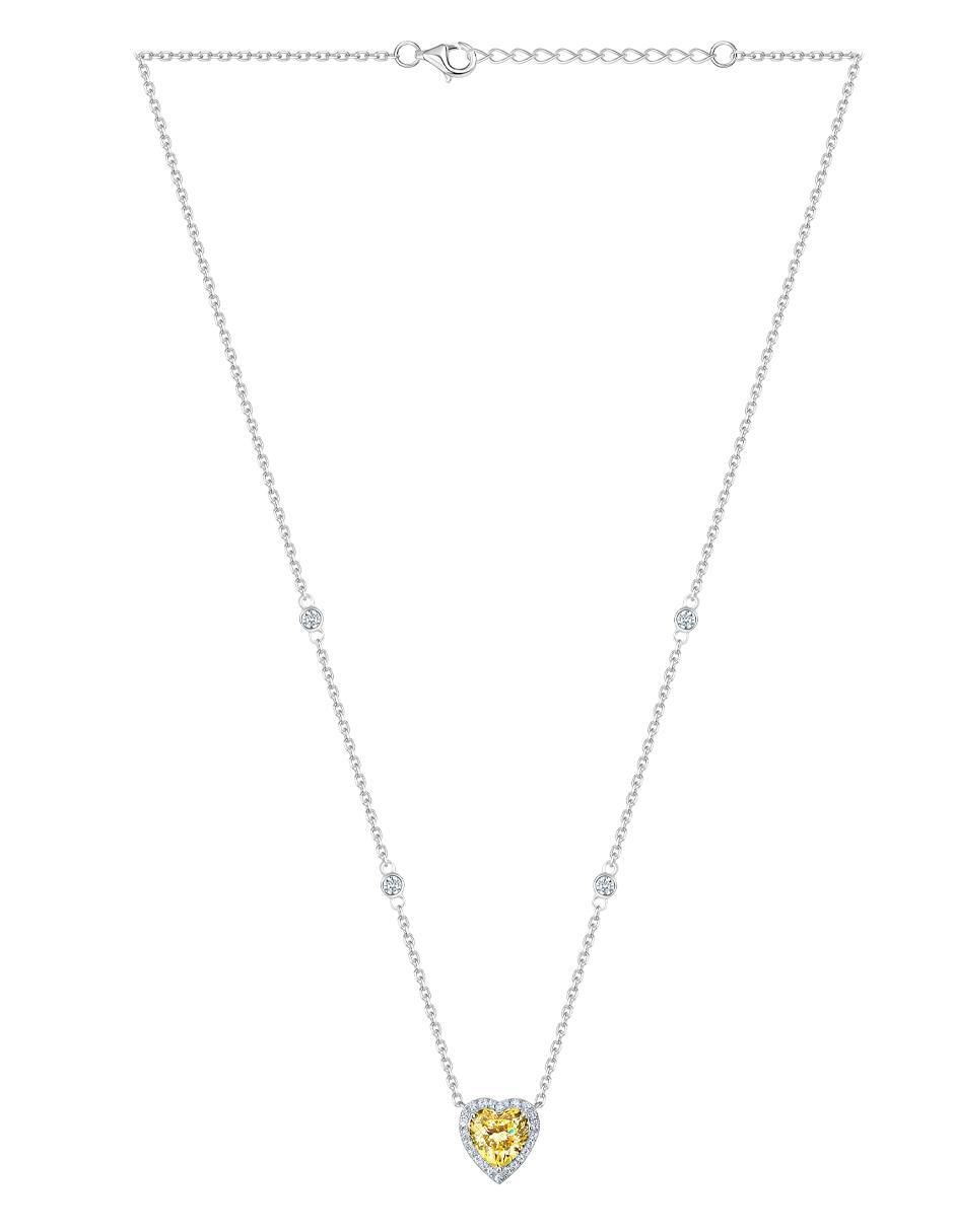 Collar corazón de plata P 925 2