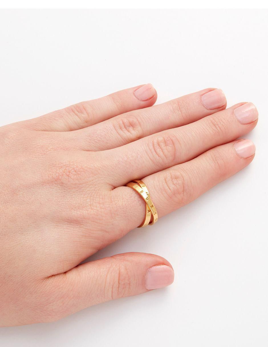 Anillo circular Classics brillante
