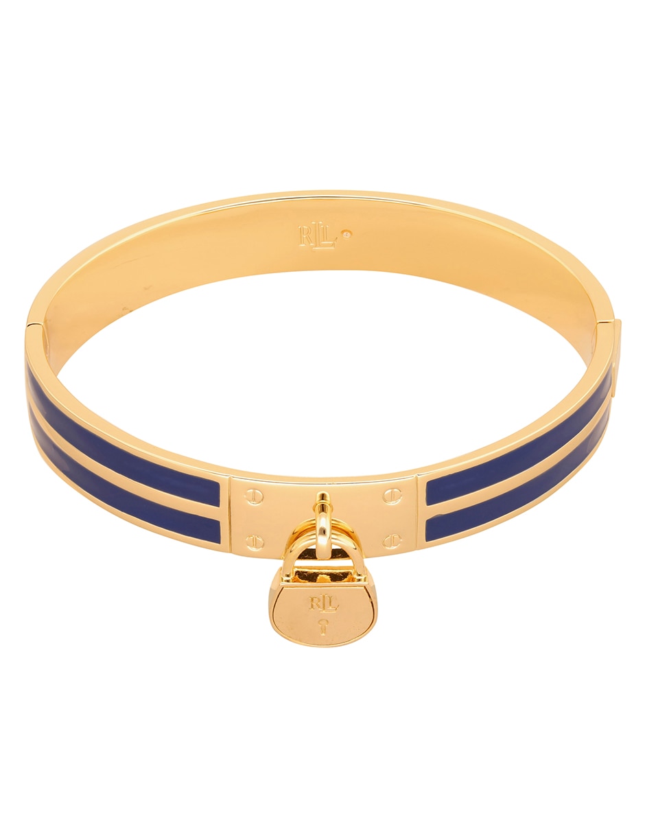Brazalete Lauren Ralph lauren Saddler con acabado pulido