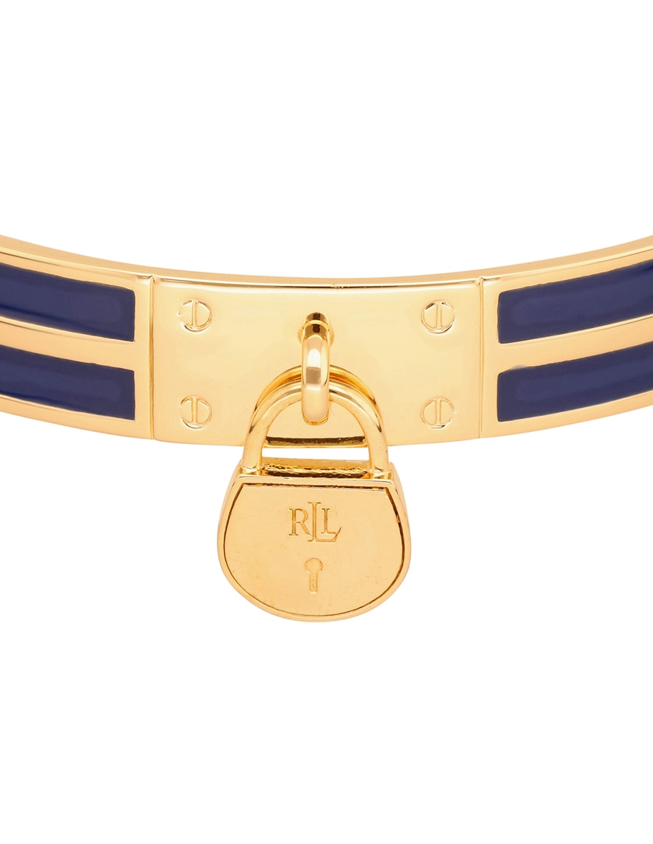 Brazalete Lauren Ralph lauren Saddler con acabado pulido