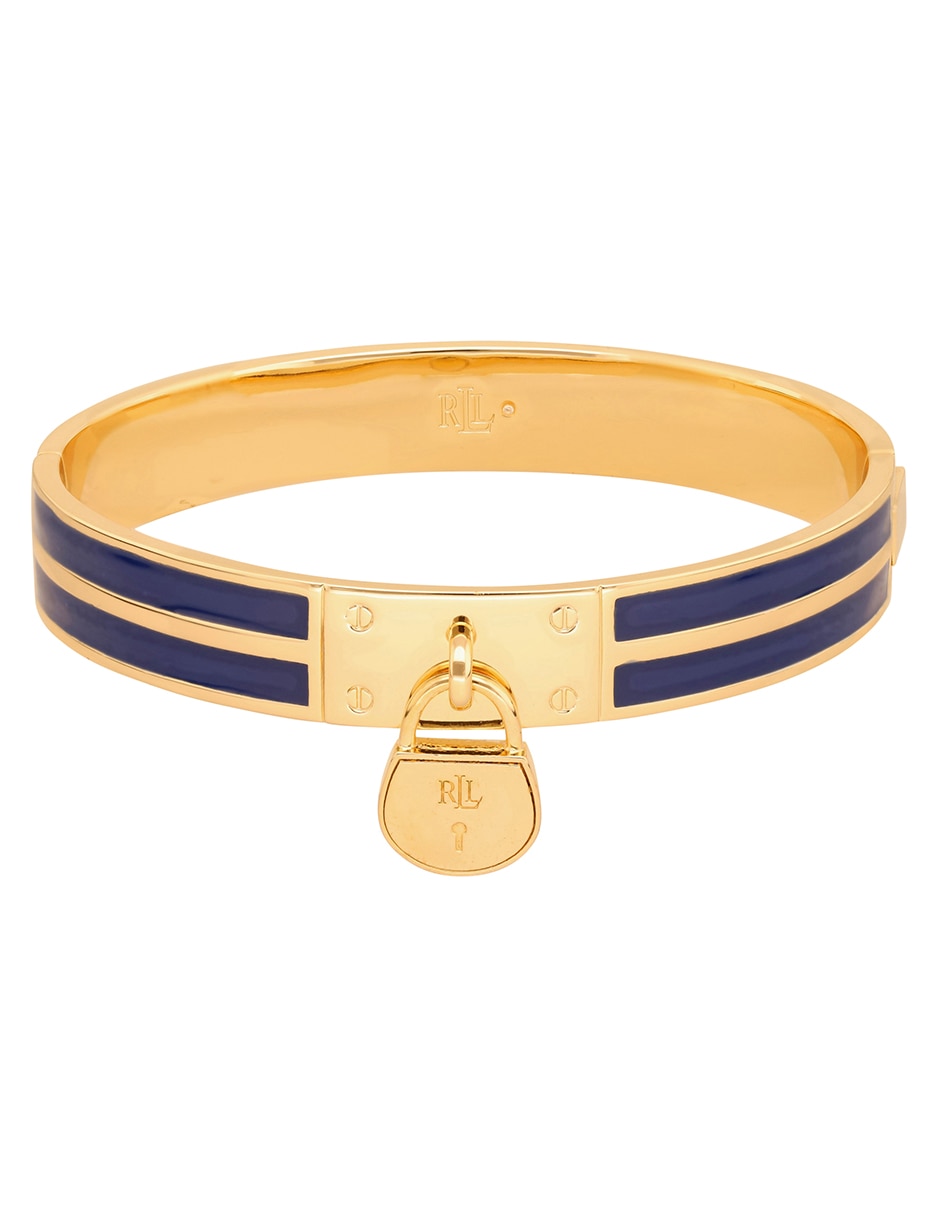 Brazalete Lauren Ralph lauren Saddler con acabado pulido