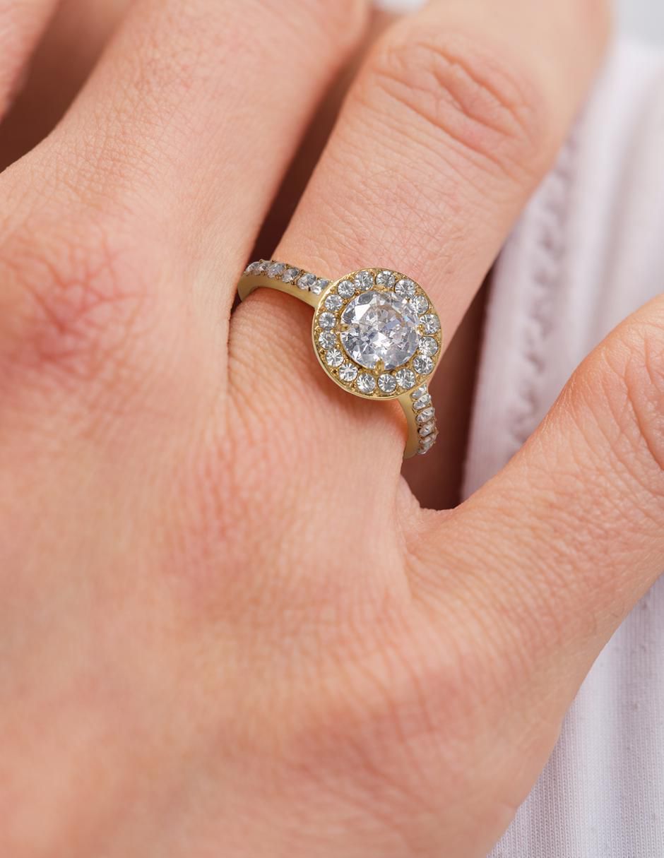 Anillo de compromiso 18 k Nima 4