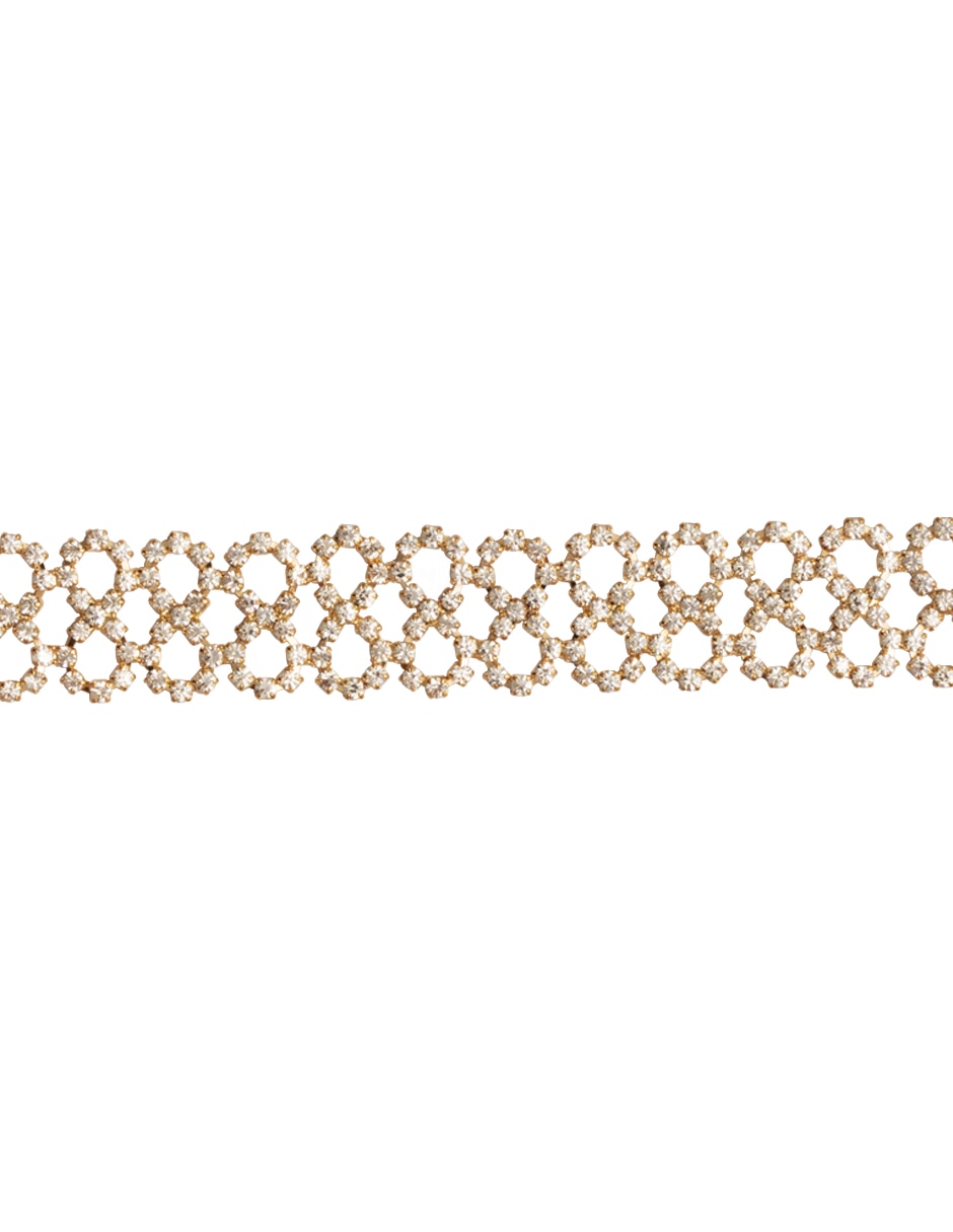 Pulsera Westies con cristal Filigrana Cup con acabado pavé