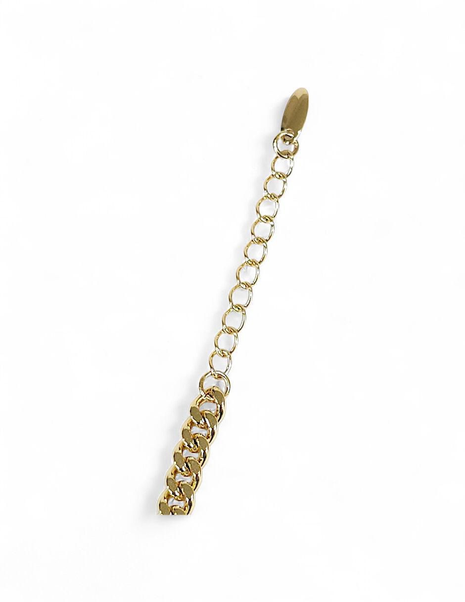 Pulsera con zirconia acabado baño de oro 18 K 8