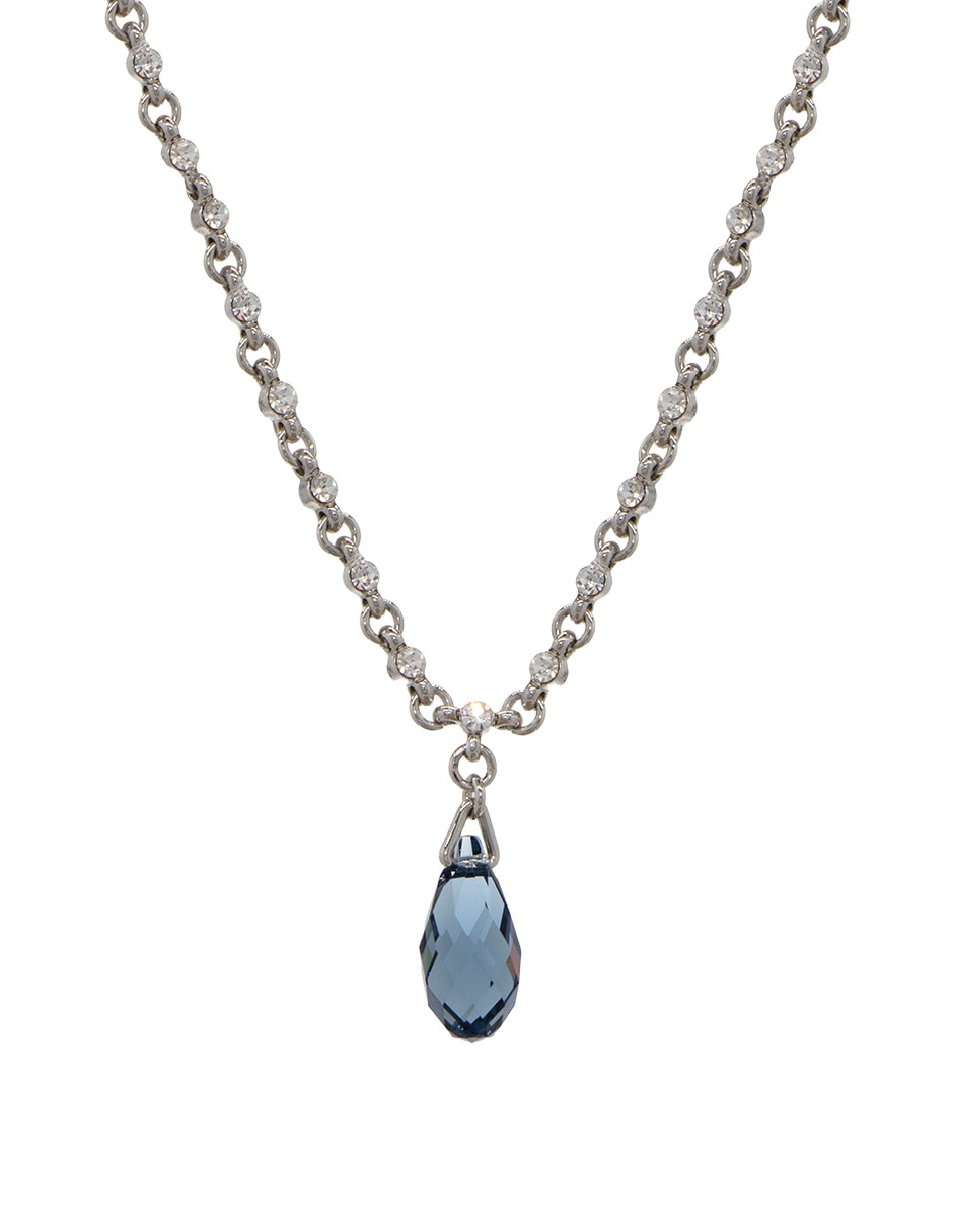 Collar con dije de gota Carré Silver Shade