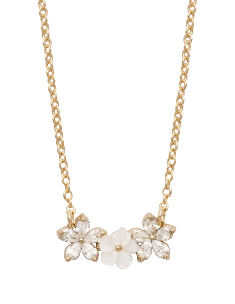 Collar con dije de flor Carré