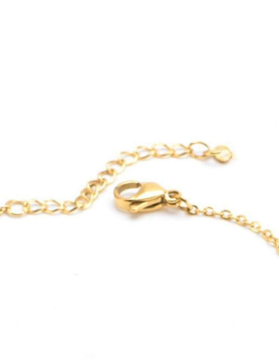 Collar y pulsera de estrella de oro laminado 10 k zirconia 3