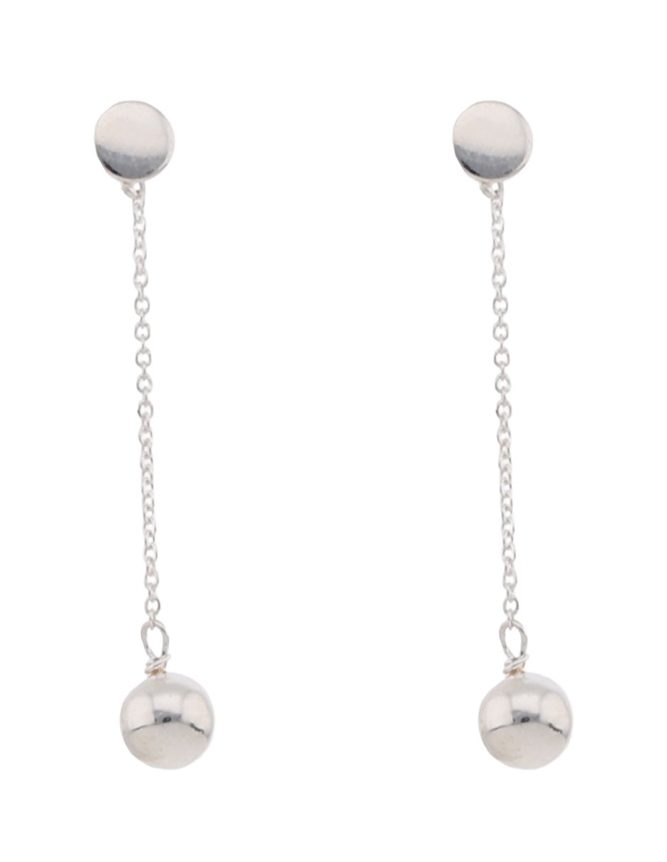Aretes de bola de plata P 925 con acabado brillante Aretes de bola de plata P 925 con acabado brillante