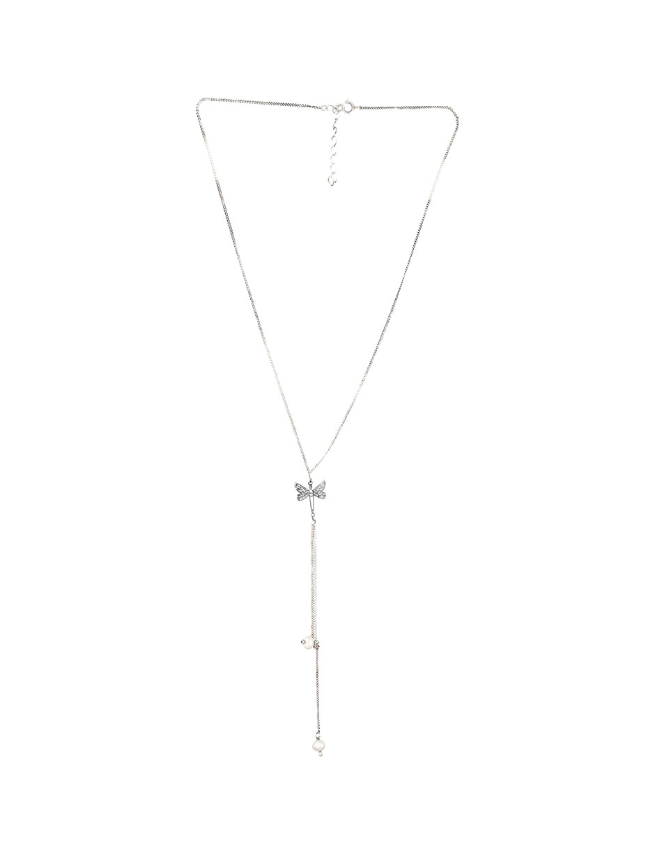Collar con dije libélula de plata P 925 2