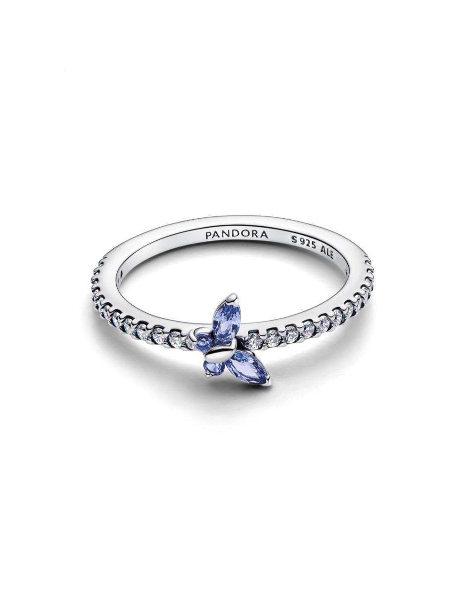 Anillo de mariposa Timeless P 925 de plata zirconia cúbica brillante 2