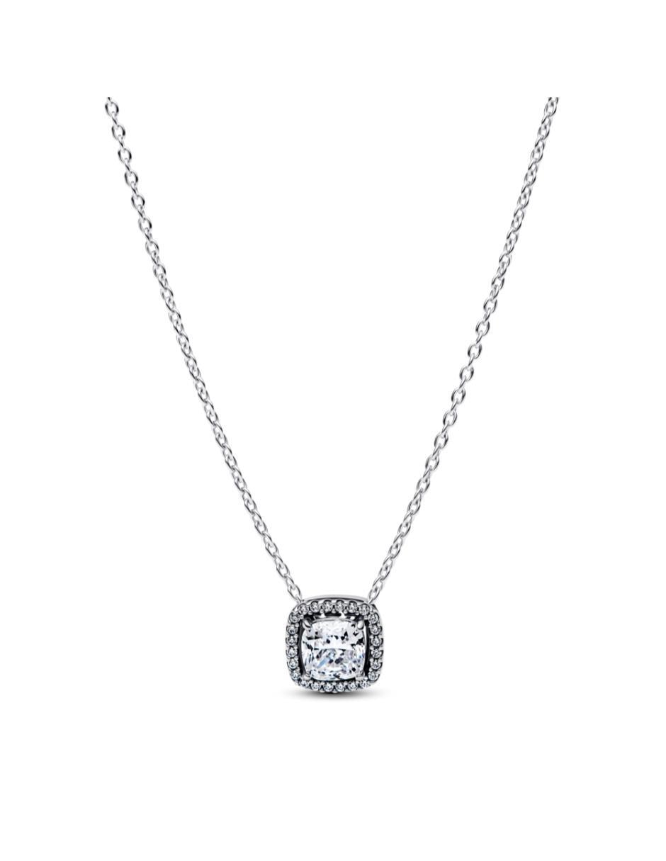 Collar cuadrado Timeless de plata P 925 Collar cuadrado Timeless de plata P 925