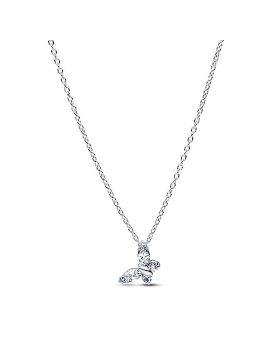 Collar mariposa Timeless de plata P 925 Collar mariposa Timeless de plata P 925