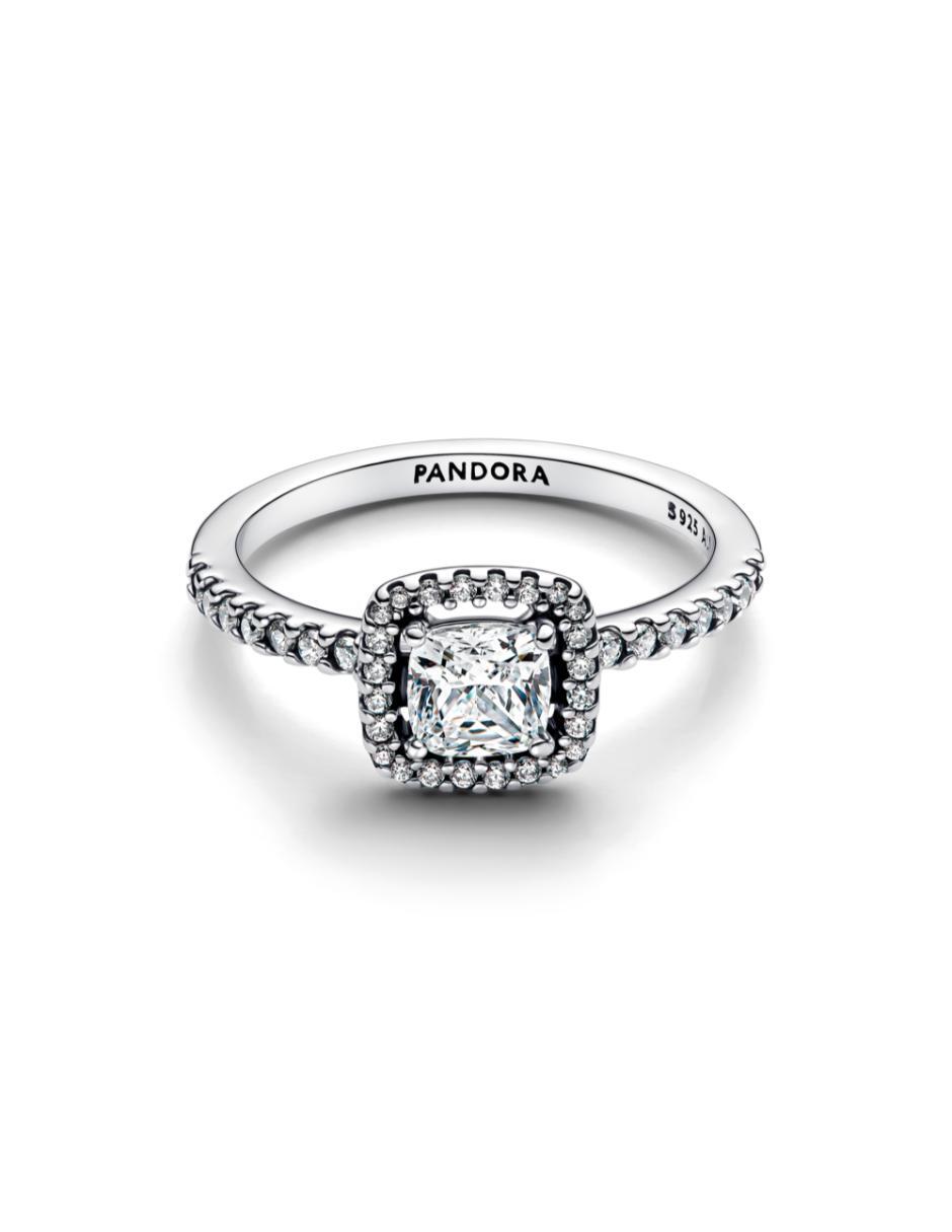 Anillo P 925 de plata zirconia cúbica brillante 2