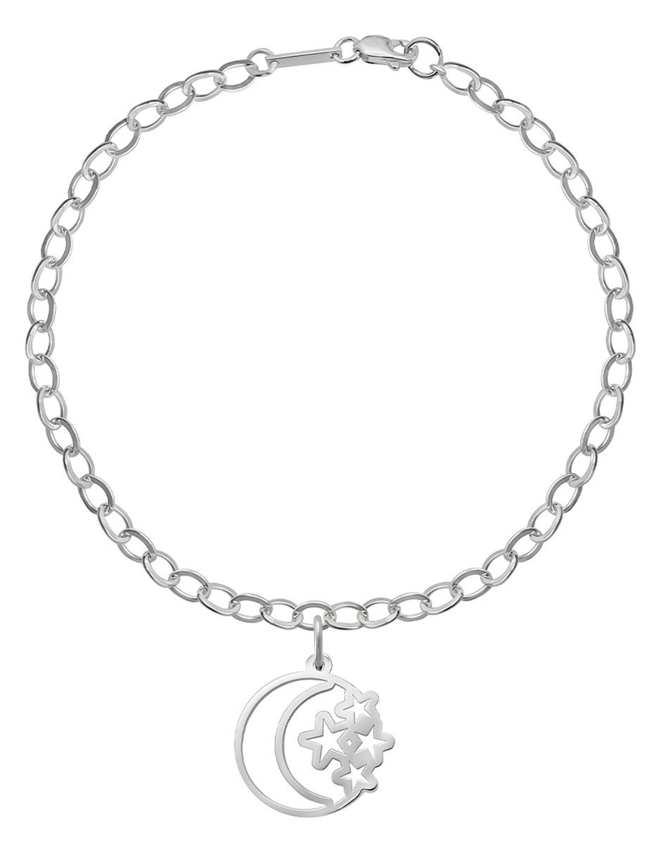 Pulsera de plata P 925 Celeste Pulsera de plata P 925 Celeste