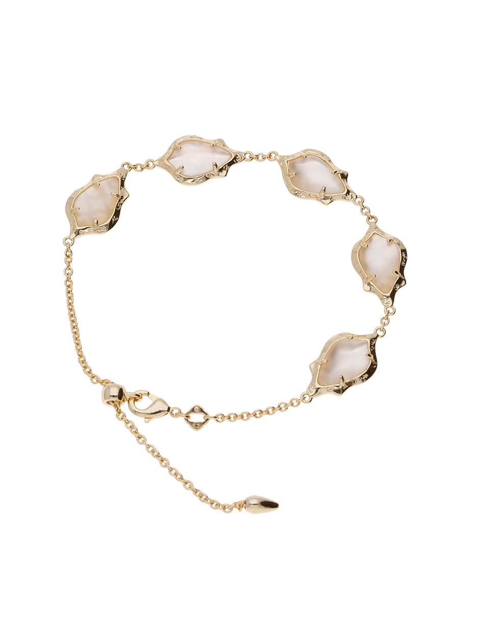 Pulsera con acabado baño de oro 14k