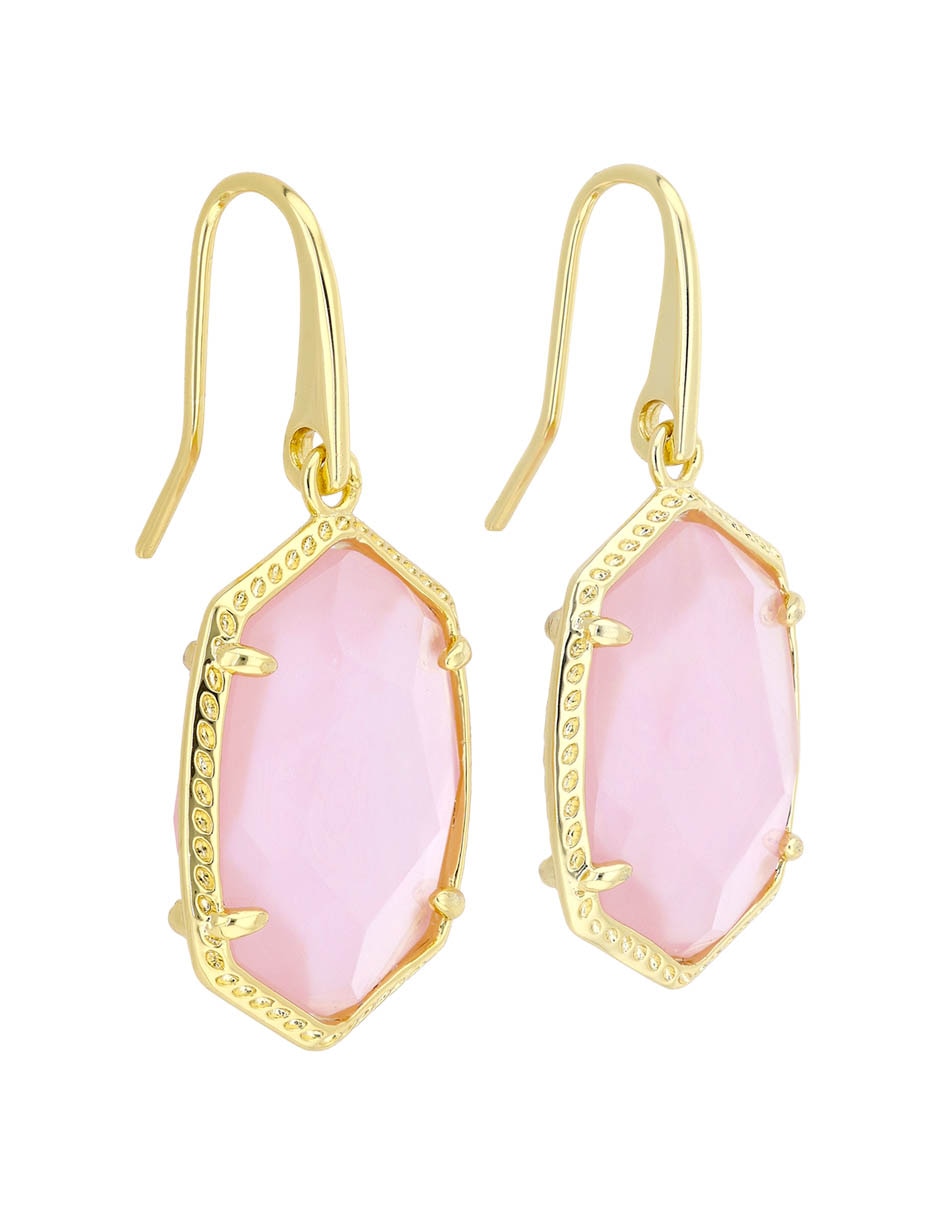 Aretes Cortos De Gota Con Acabado Brillante 2