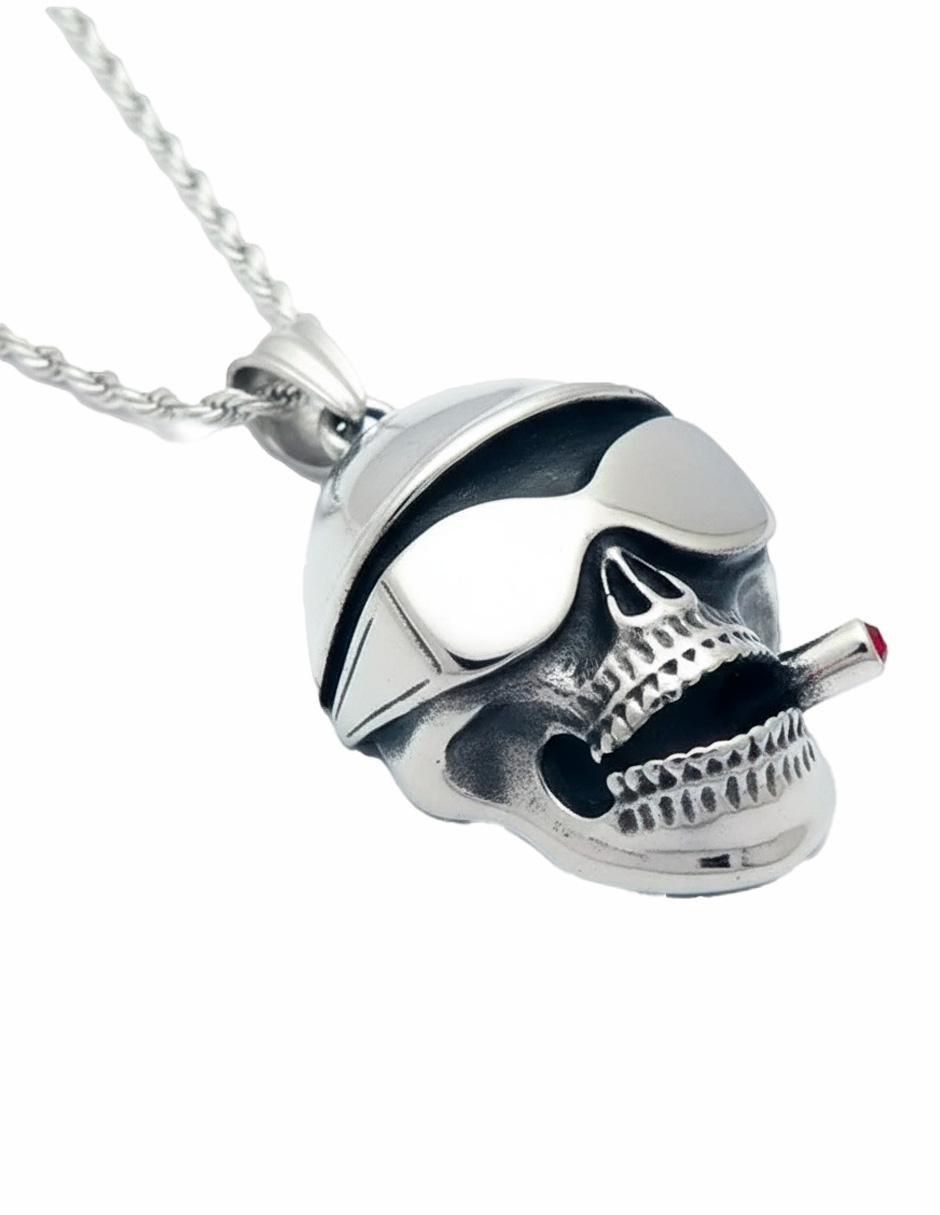 Collar con dije Calavera de calavera Collar con dije Calavera de calavera