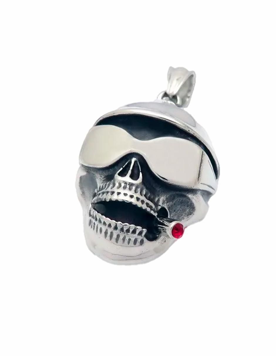 Collar con dije Calavera de calavera 2