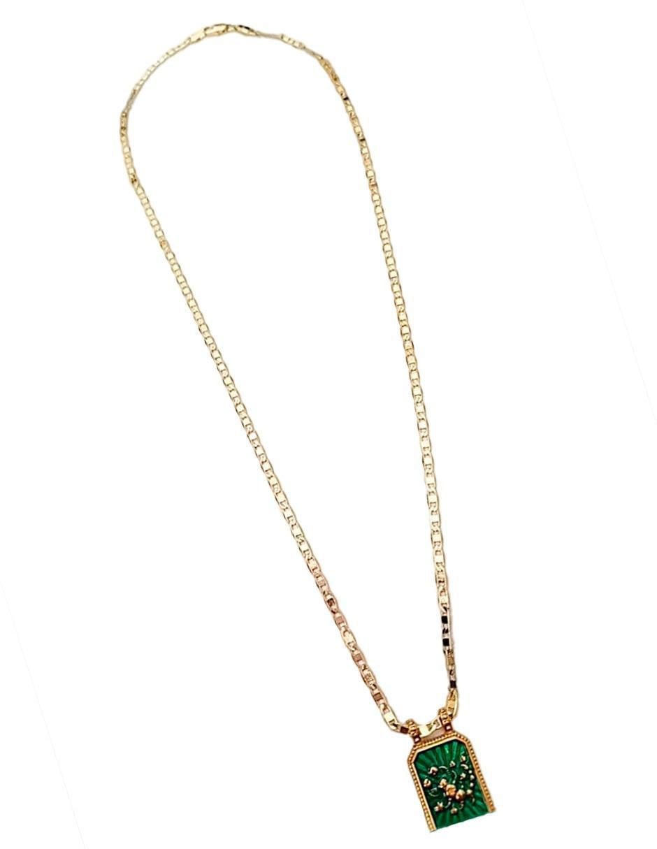 Collar con dije de signo zodiacal Constelaciones de oro laminado 10 K Collar con dije de signo zodiacal Constelaciones de oro laminado 10 K