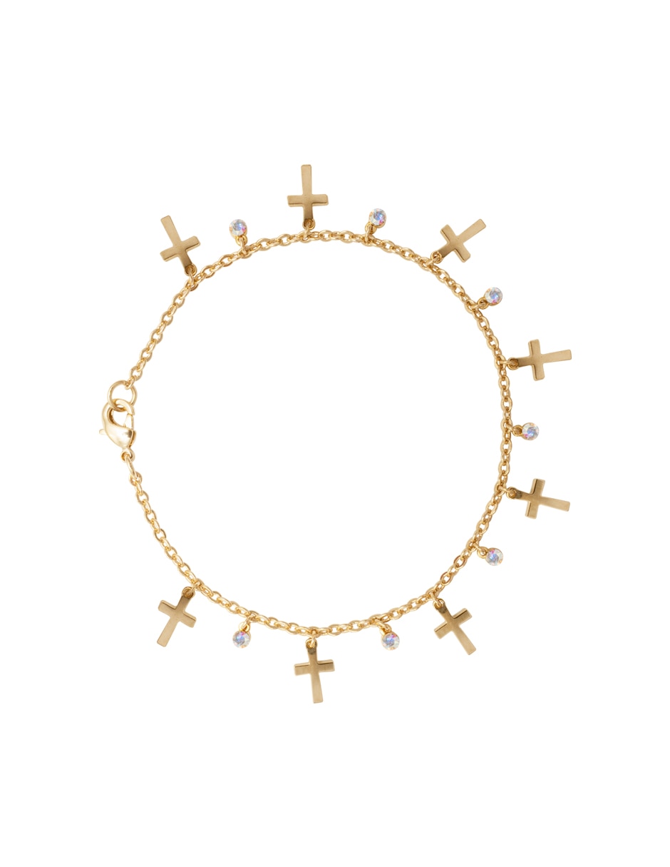 Pulsera con cristal con acabado pulido 1