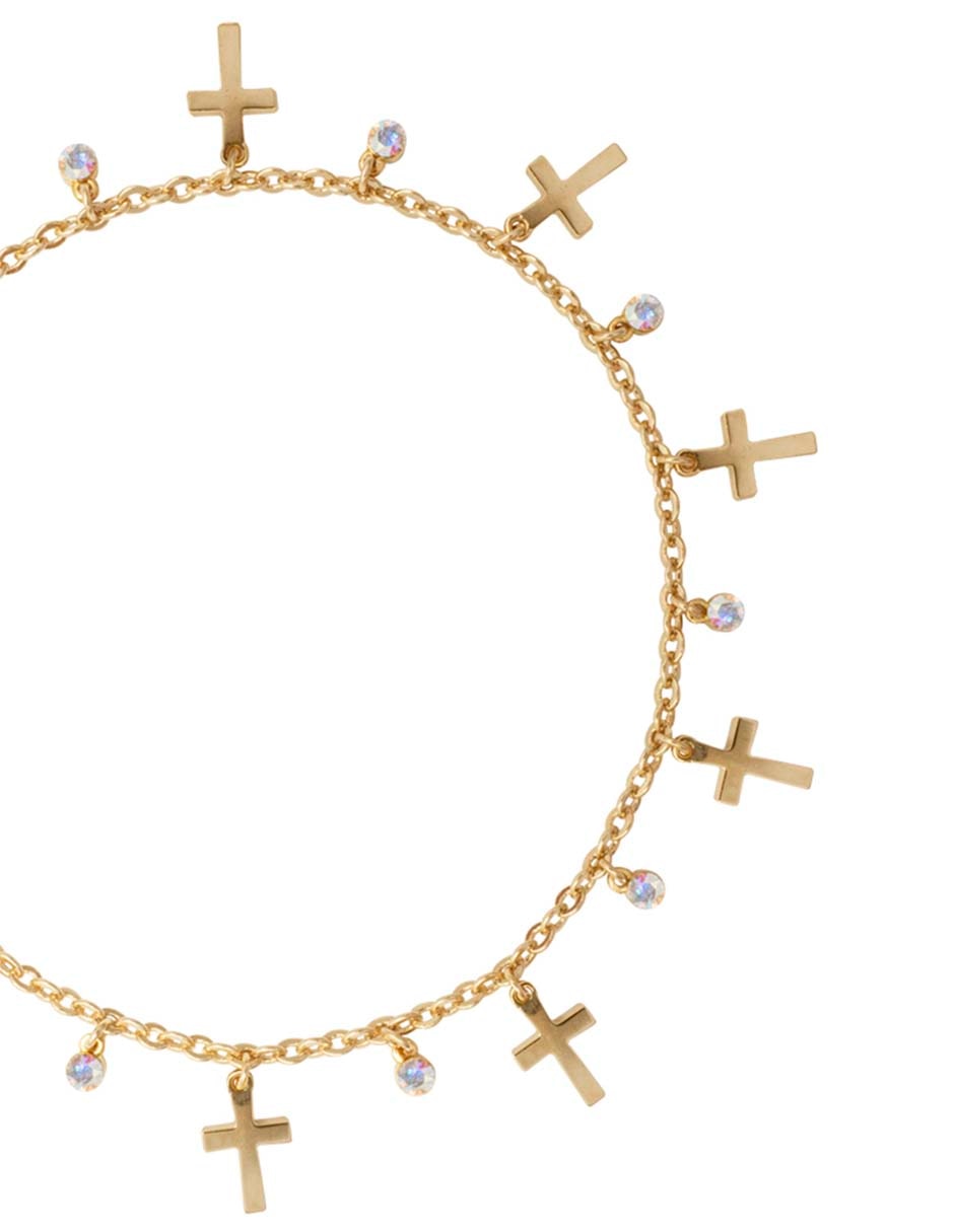 Pulsera con cristal con acabado pulido 2