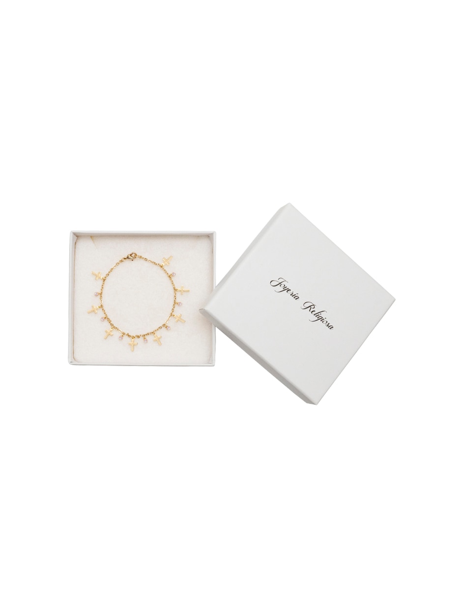 Pulsera con cristal con acabado pulido 3