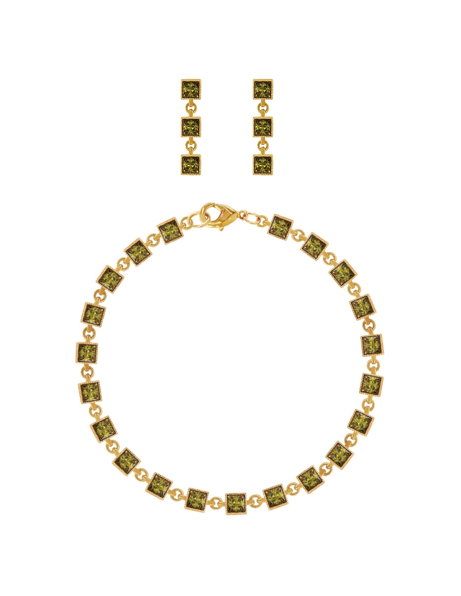 Aretes y pulsera 1
