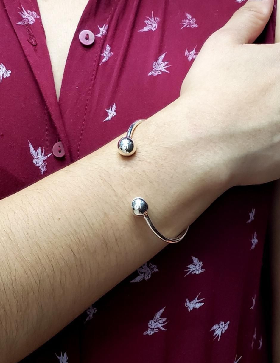 Brazalete de plata P 925 acabado brillante