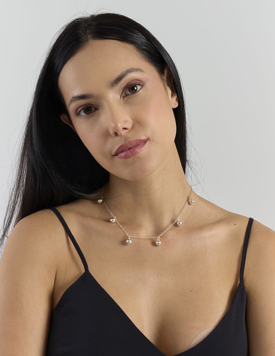 Collar circular de plata P 925 3