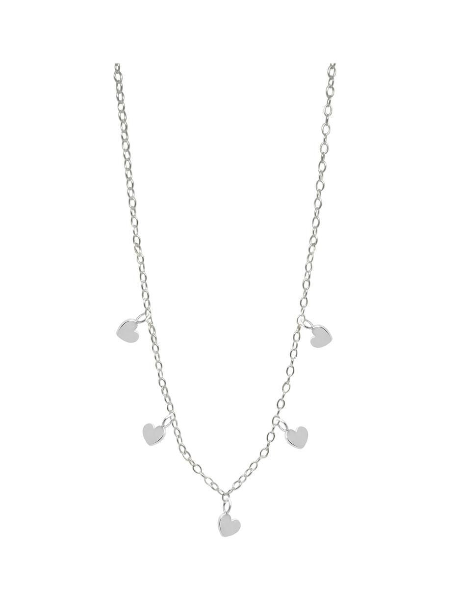 Collar de corazón de plata P 925 1