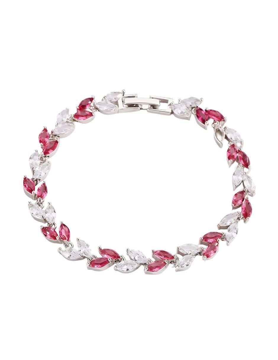 Pulsera con zirconia acabado brillante Pulsera con zirconia acabado brillante