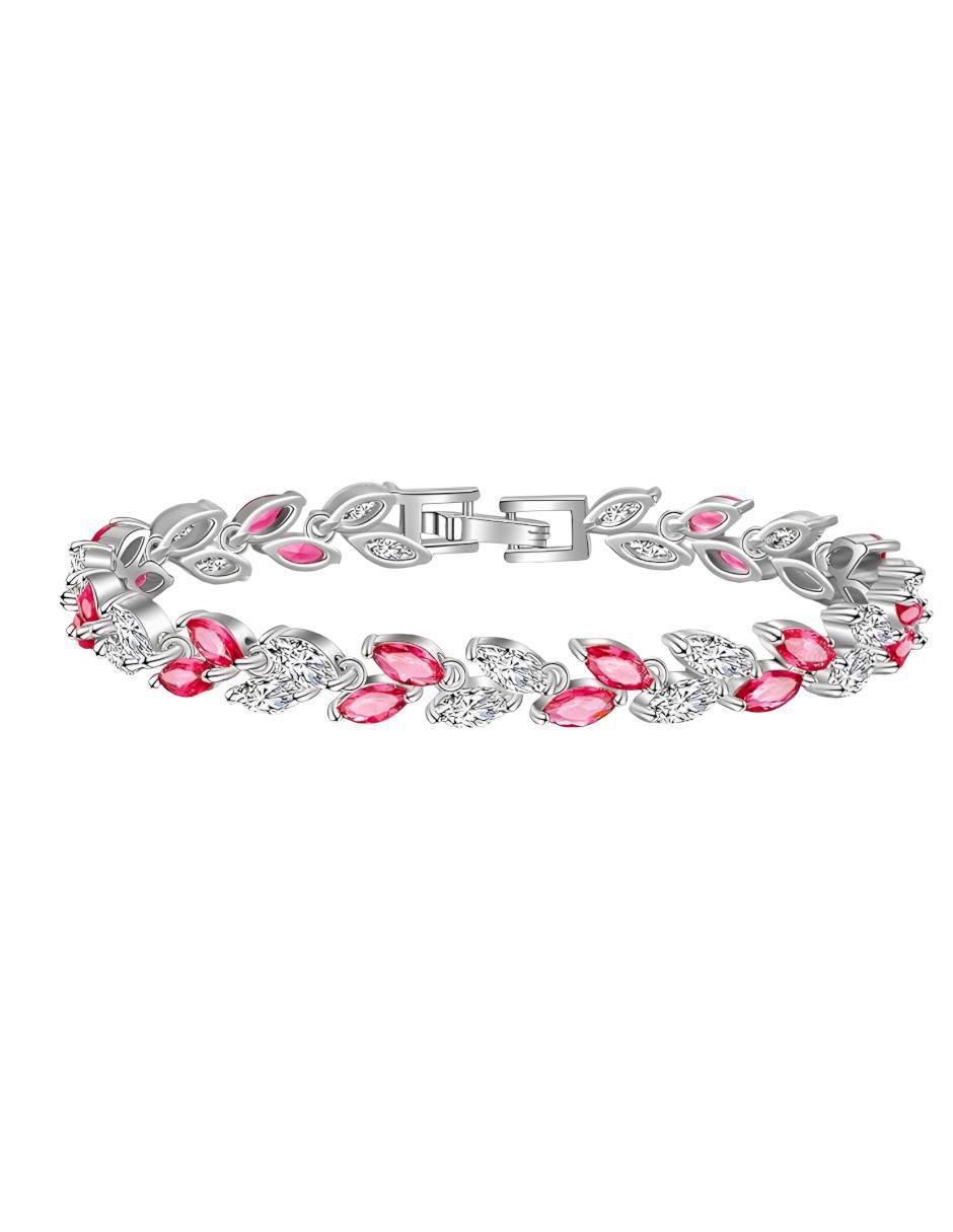 Pulsera con zirconia acabado brillante 2