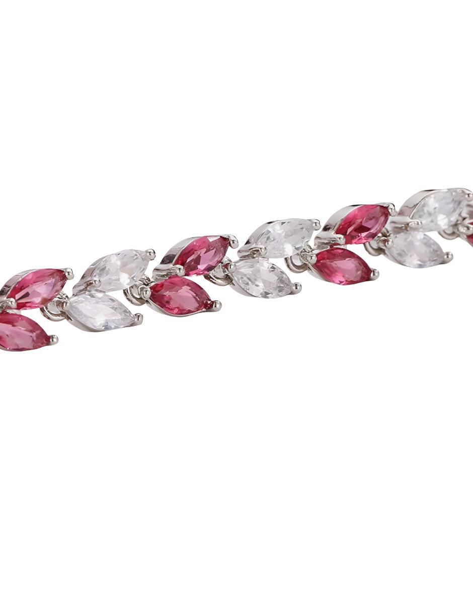 Pulsera con zirconia acabado brillante 3