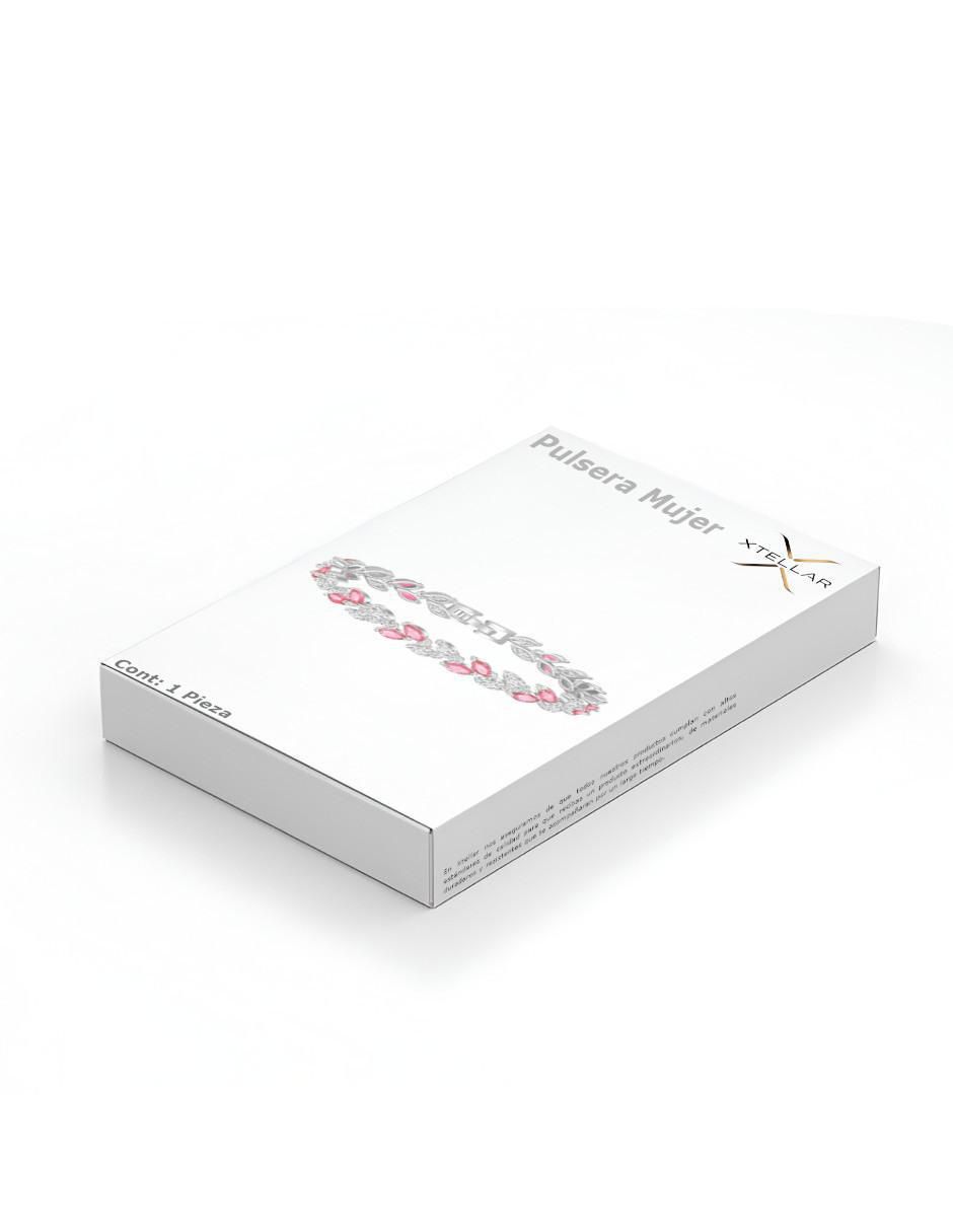 Pulsera con zirconia acabado brillante 5