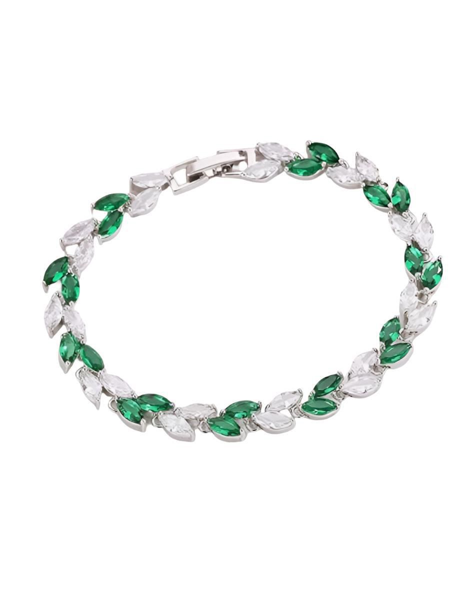 Pulsera con zirconia acabado brillante Pulsera con zirconia acabado brillante