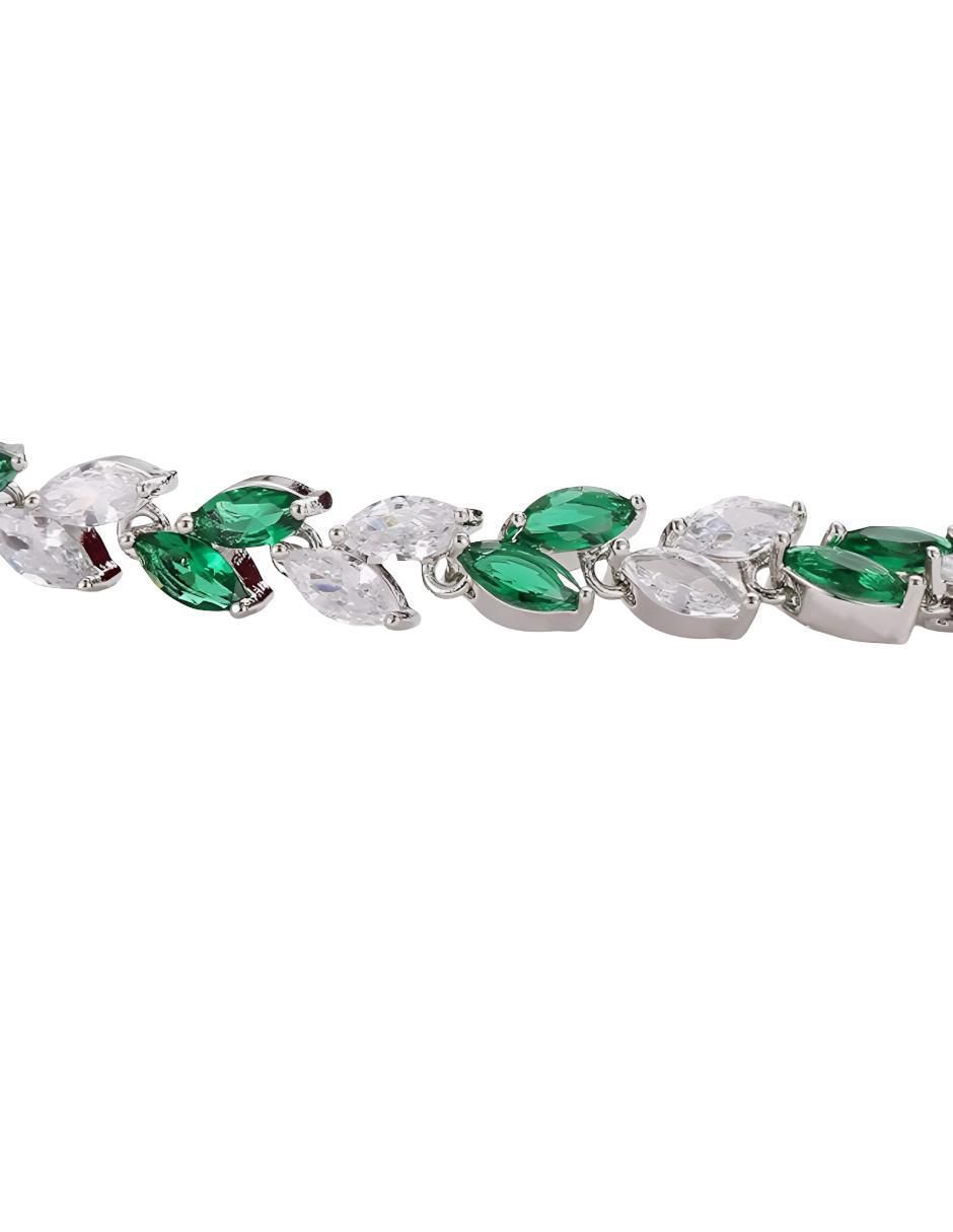 Pulsera con zirconia acabado brillante 3