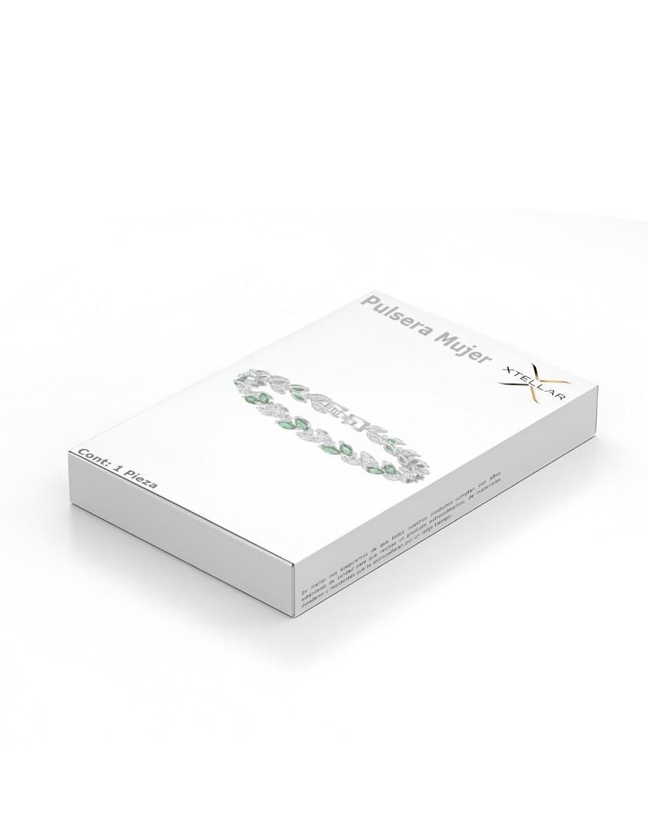Pulsera con zirconia acabado brillante 5