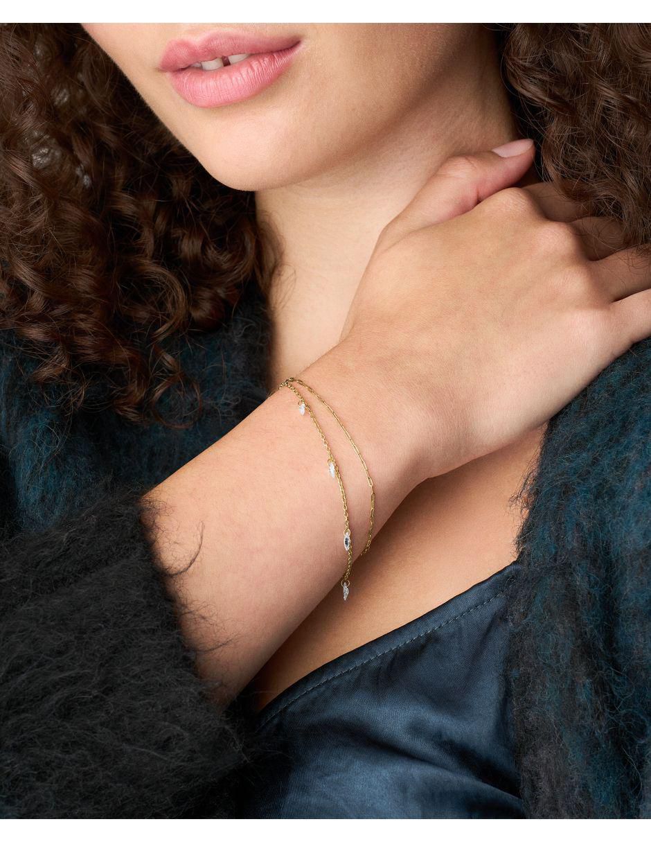 Pulsera con zirconia cúbica Ellis acabado pulido 3