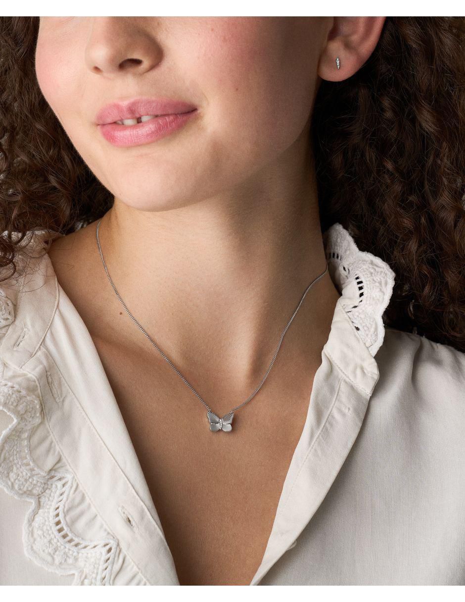 Aretes y collar de mariposa Sutton cristal 5