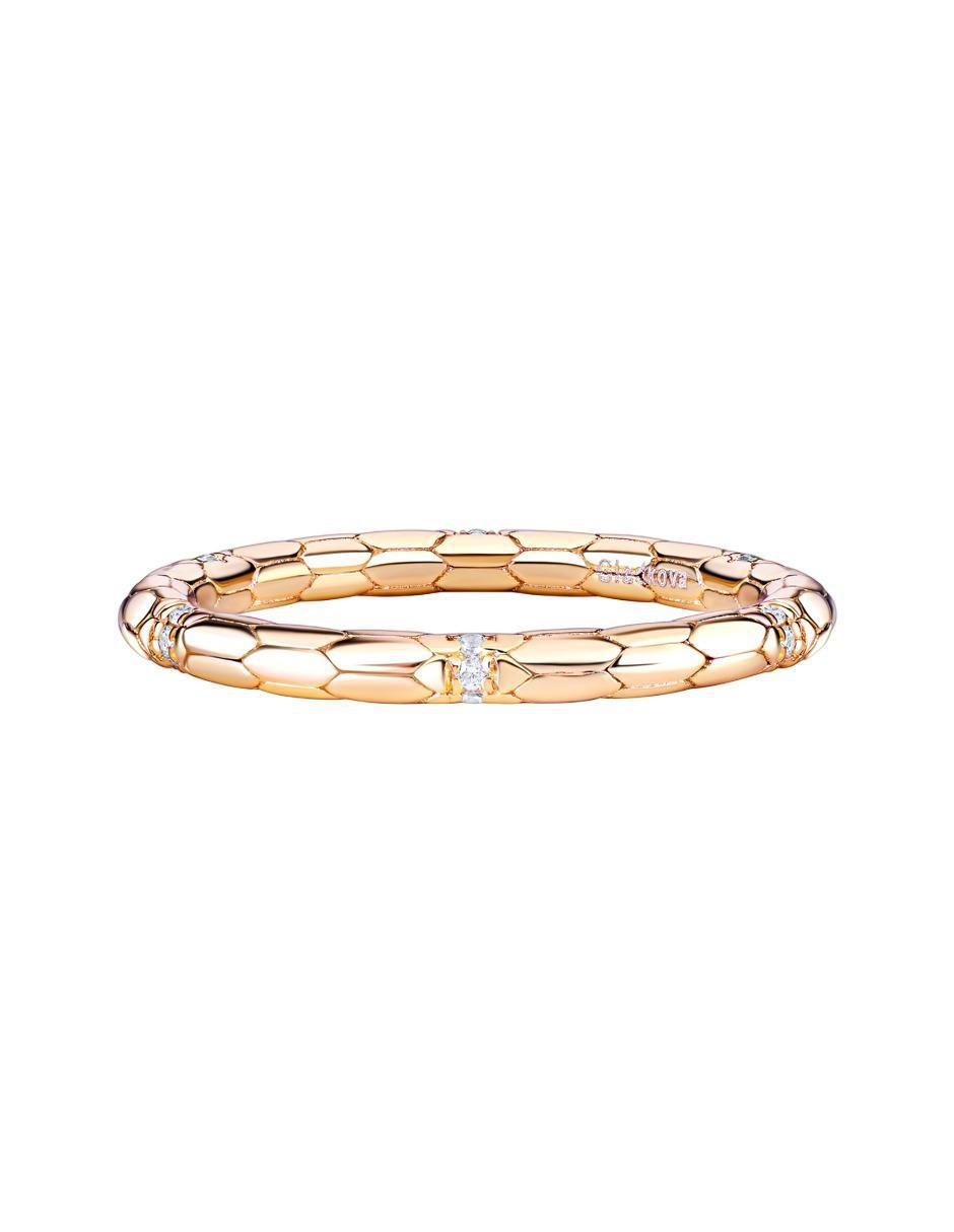 Anillo P 925 de plata zirconia chapa de oro Anillo P 925 de plata zirconia chapa de oro