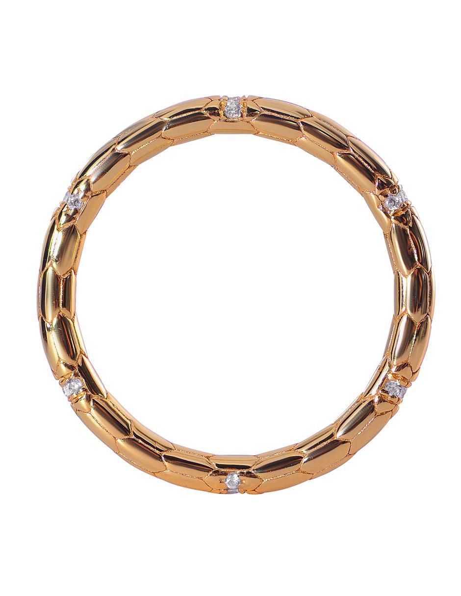 Anillo P 925 de plata zirconia chapa de oro
