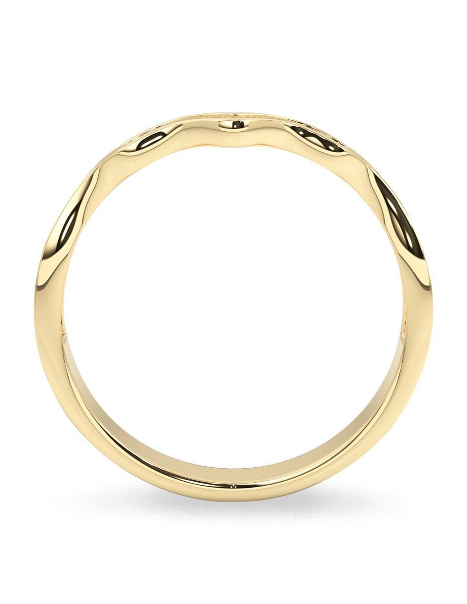 Churumbela 14 k de oro zirconia pulido 3
