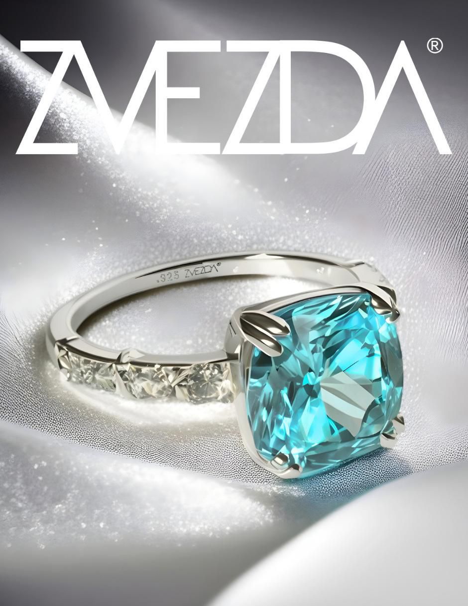 Anillo de cushion Élan P 925 de plata circonita brillante 6