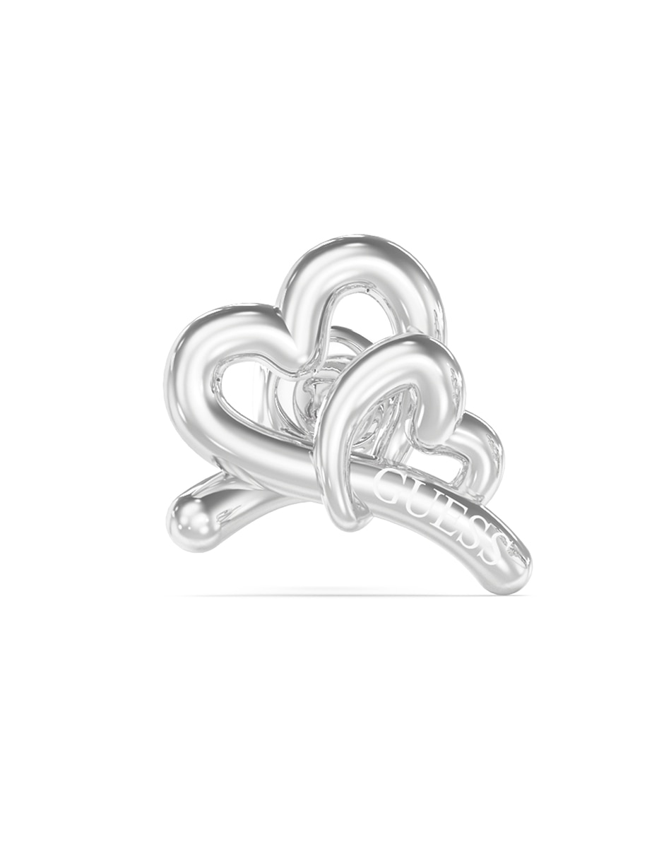 Aretes de corazón con acabado pavé 2
