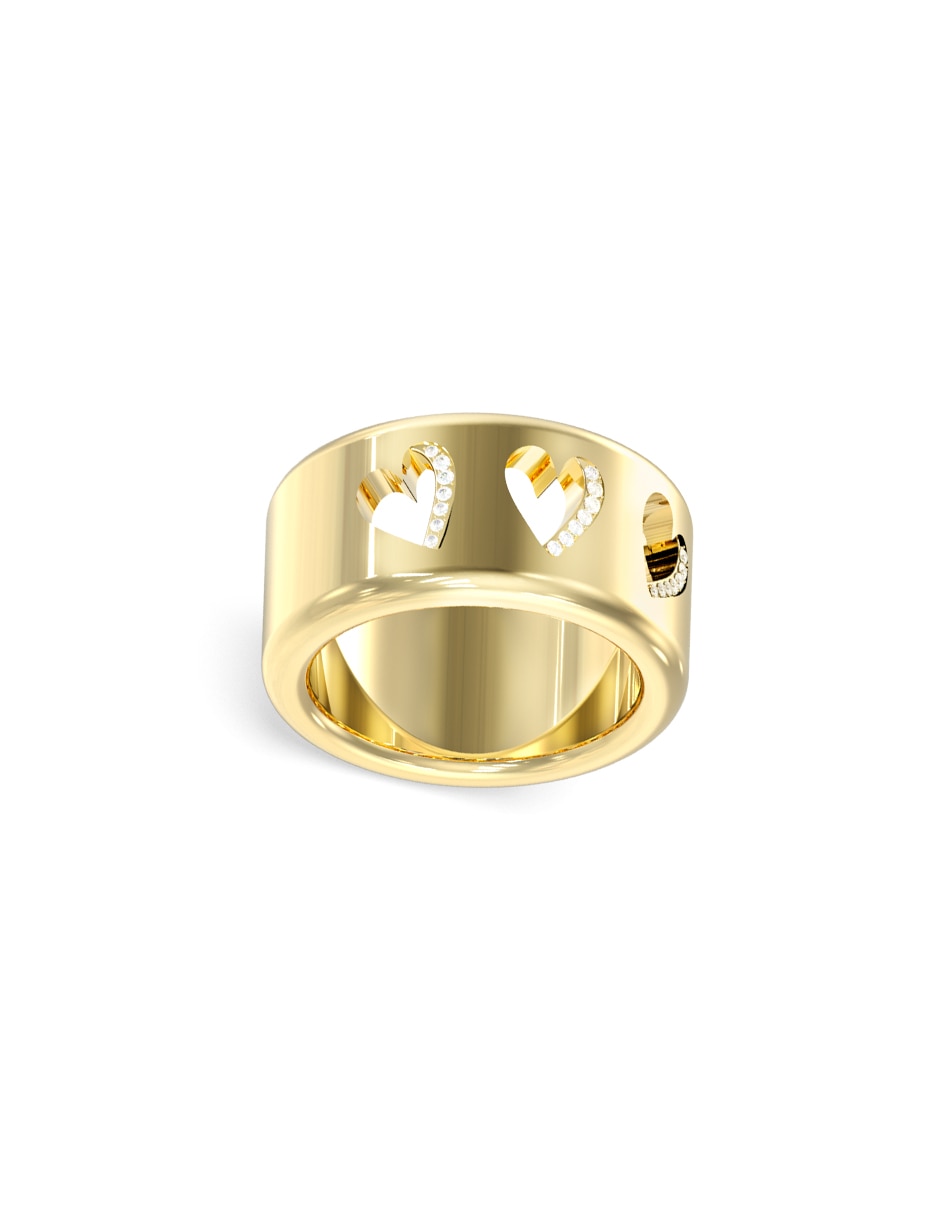 Anillo de corazón By Your Side circonita pavé