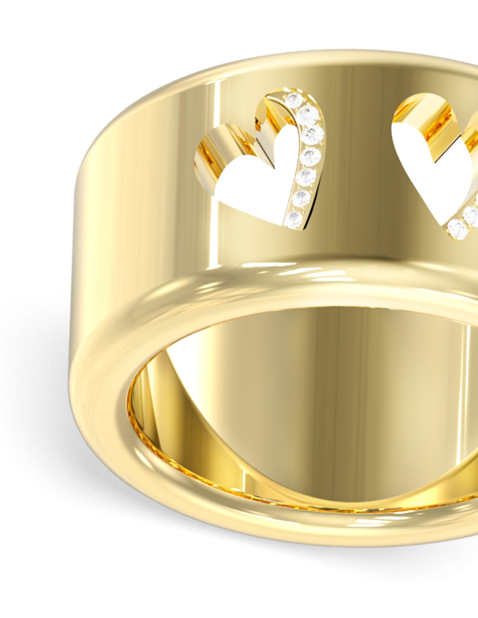 Anillo de corazón By Your Side circonita pavé