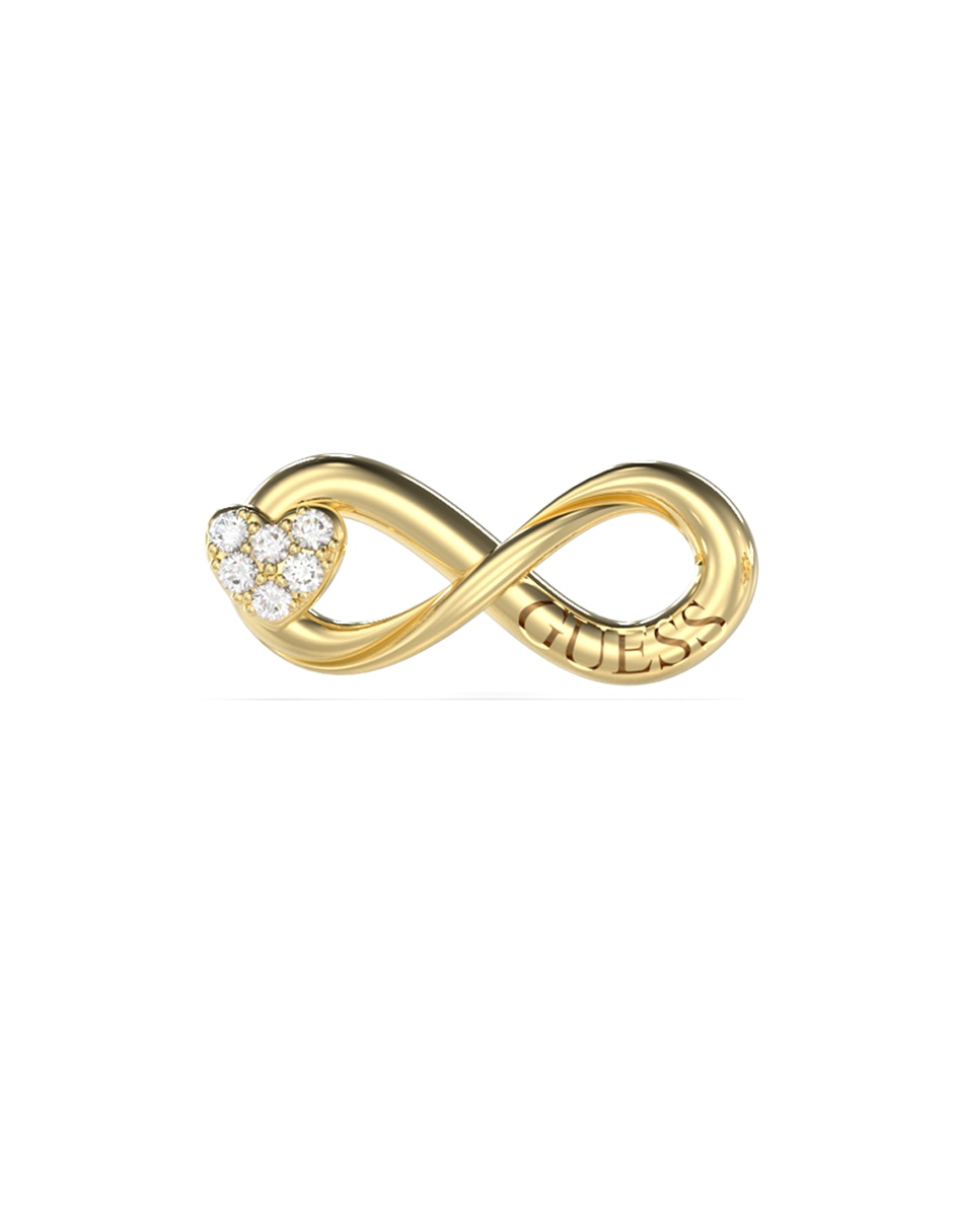 Aretes de infinito con acabado pavé 2