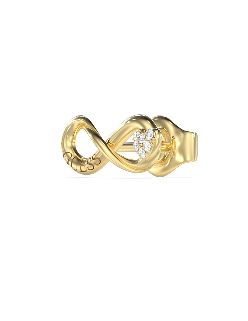 Aretes de infinito con acabado pavé 3